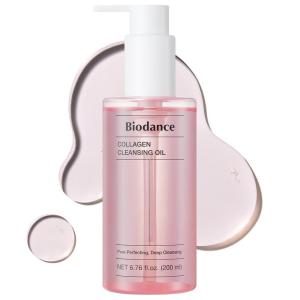 imageBIODANCE Collagen Cleansing Oil Facial Oil Cleanser Gentle Makeup Remover without Clogging Pores Removes Bleackhed and Whitehead for Sensitive Skin Oily Skin 676 fl oz 200 ml