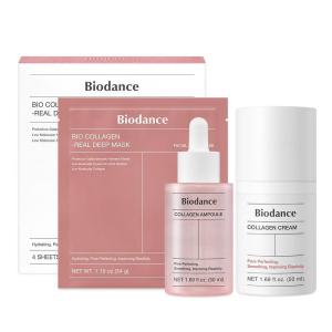 imageBIODANCE Collagen Trio BioCollagen Real Deep Mask ampamp Collagen Ampoule ampamp Collagen Cream