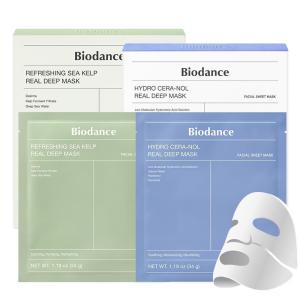 imageBIODANCE Repair Calming Mask Duo Hydro Ceranol ampamp Refreshing Sea Kelp Real Deep Mask