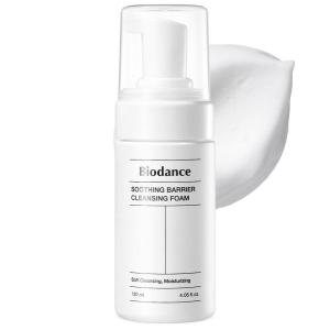imageBIODANCE Soothing Barrier Cleansing Foam Micro Bubble Foam Gentle ampamp Mild Face Cleanser  406 floz 120ml