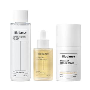 imageBiodance Basic Skincare Signature Set Skin Glow Vital Ampoule 50ml  Skin Glow Essence Cream 50ml  First Synergy Toner 100ml Intensive Moisturizing Bundle