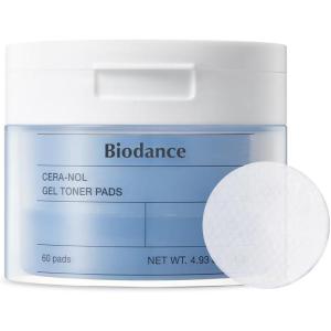 imageBiodance Ceranol Gel Toner Pads  Hydrating Soothing Korean Toner Pads for Sensitive Skin  493 floz140g 60PadsCeranol