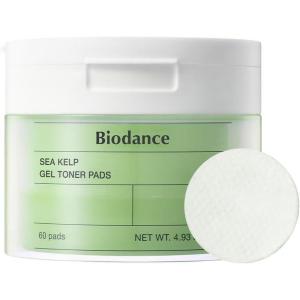 imageBiodance Ceranol Gel Toner Pads  Hydrating Soothing Korean Toner Pads for Sensitive Skin  493 floz140g 60PadsSea Kelp