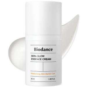 imageBiodance SkinGlow Essence Cream Moisturizing AntiAging Hyaluronic Acid ampamp Ceramide Facial Moisturizer  169 floz 50ml