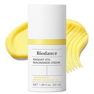 imageBIODANCE Radiant Vita Niacinamide Cream Brightening Dark Spot Correcting Facial Moisturizer Korean Skincare  169 floz 50mlVita
