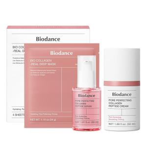 imageBIODANCE Collagen Trio Real Deep Mask ampamp Peptide Serum ampamp Peptide Cream