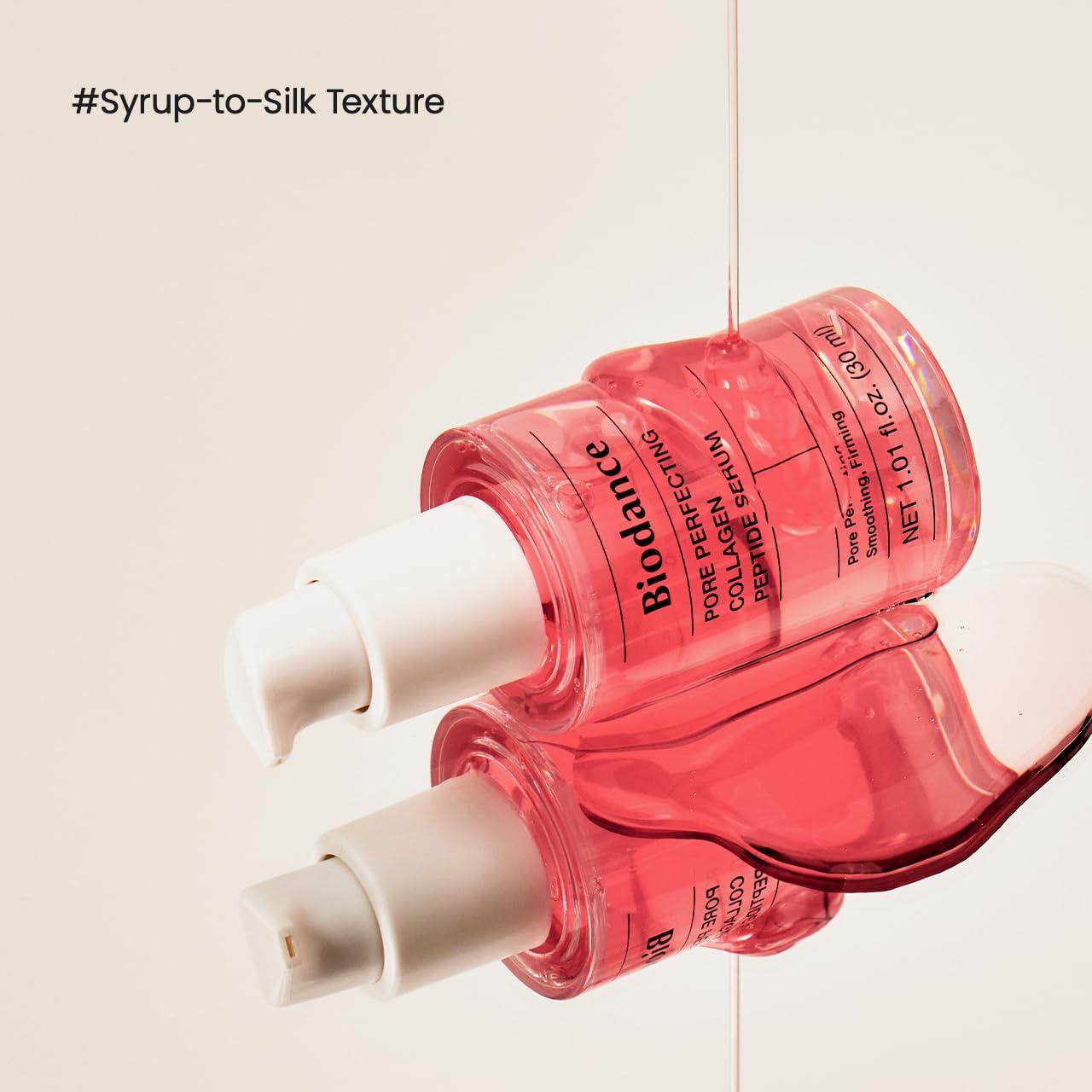 imageBIODANCE Collagen Plumper Duo Pore Perfecting Collagen Peptide Serum ampamp Facial Moisturizer Korean Skincare Set for Plumping Glass Skin Christmas Gift Stocking Stuffers